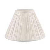 Laura Ashley Fenn Shade 14" White Pleated Empire